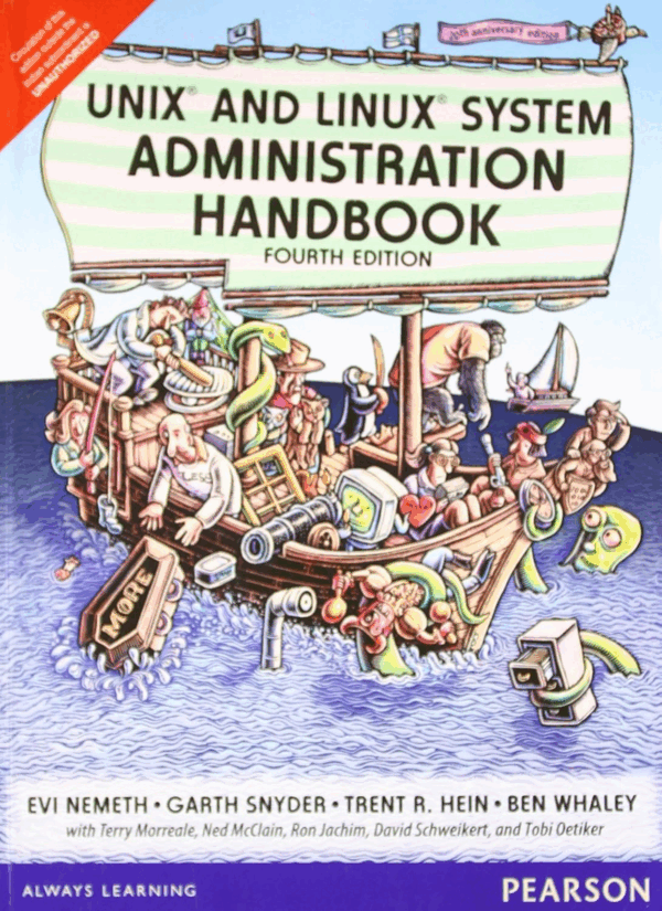 Cover of the &ldquo;UNIX and Linux System Administration Handbook&rdquo;