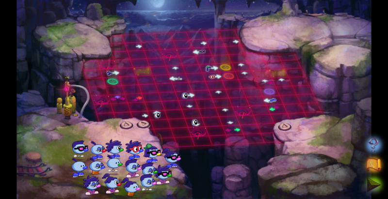 Bubblewonder Abyss Level 4 board that originally took 42 minutes to solve